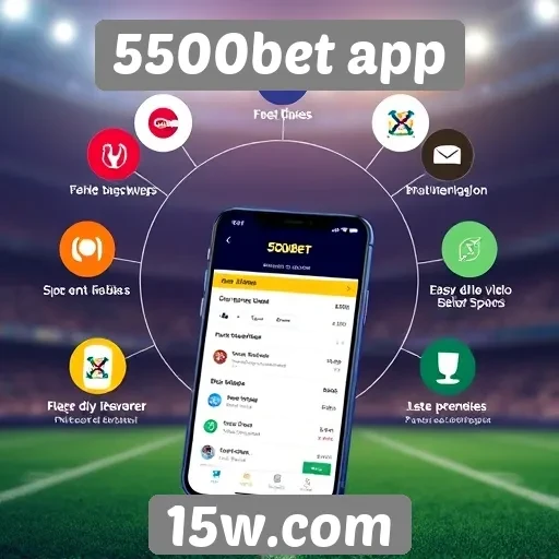 Recursos do 5500bet app para apostas esportivas
