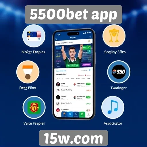Características exclusivas do 5500bet app