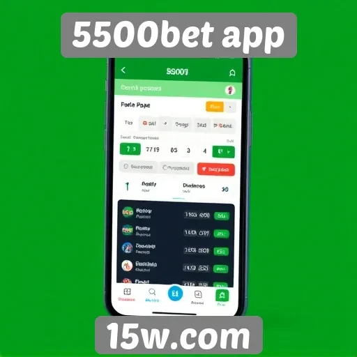 Análise da interface do usuário no 5500bet app